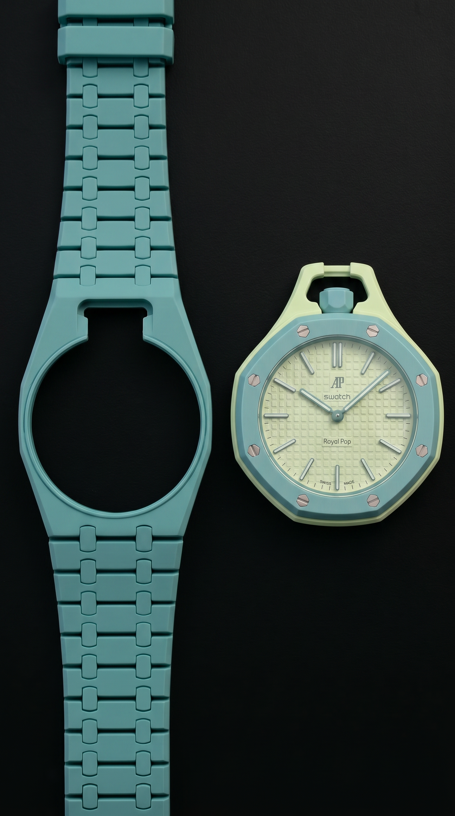 WristPopShop Royal Pop Strap — Blaue Acht Edition