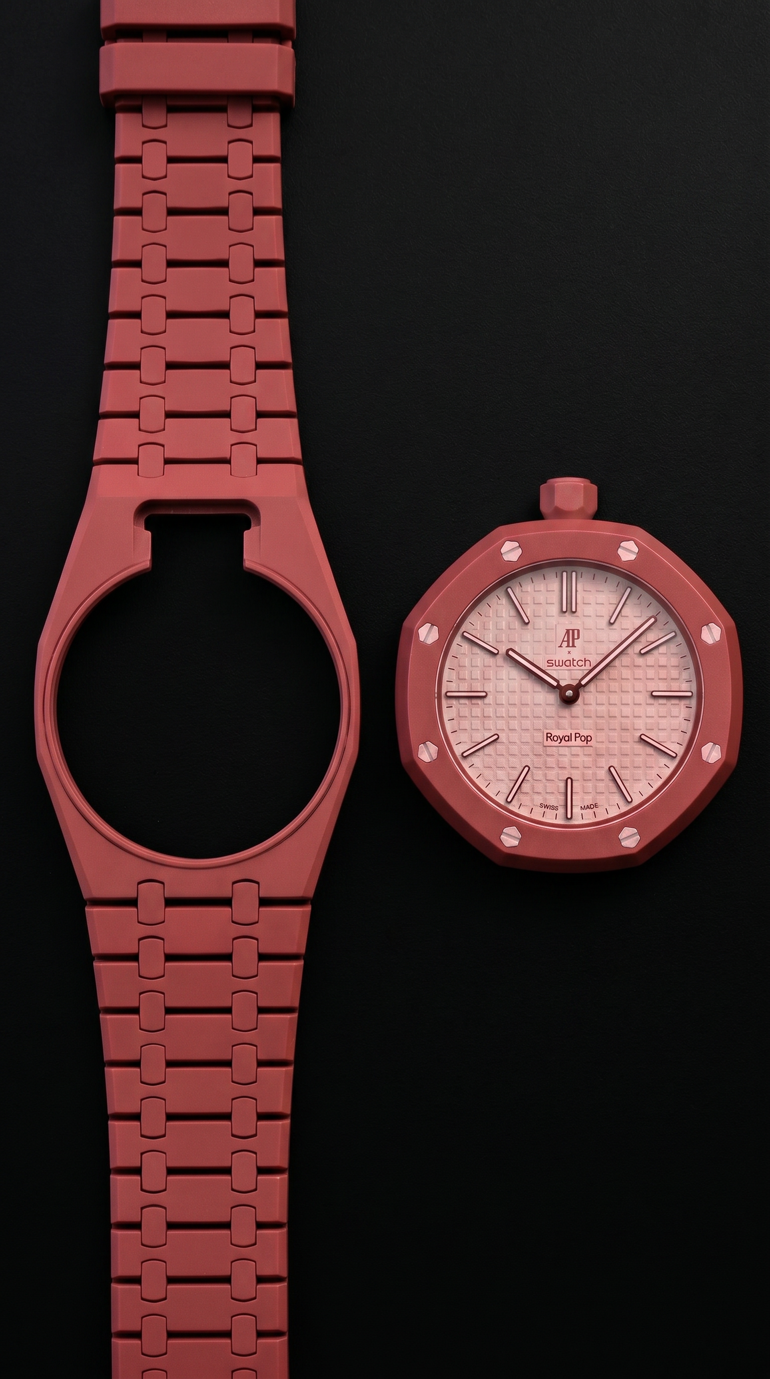 WristPopShop Royal Pop Strap — Otto Rosso Edition