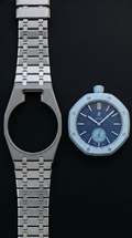 WristPopShop Chrome Edition — Royal Pop Integrated Steel Band